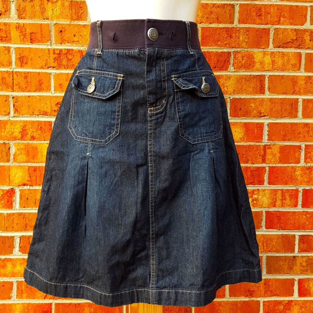 St. John’s Bay denim skirt with pockets